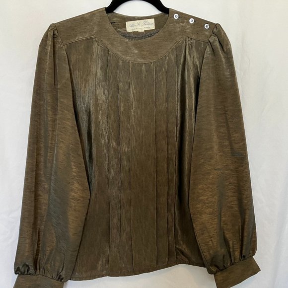 Alan G raw silk size 4 blouse - Picture 1 of 4